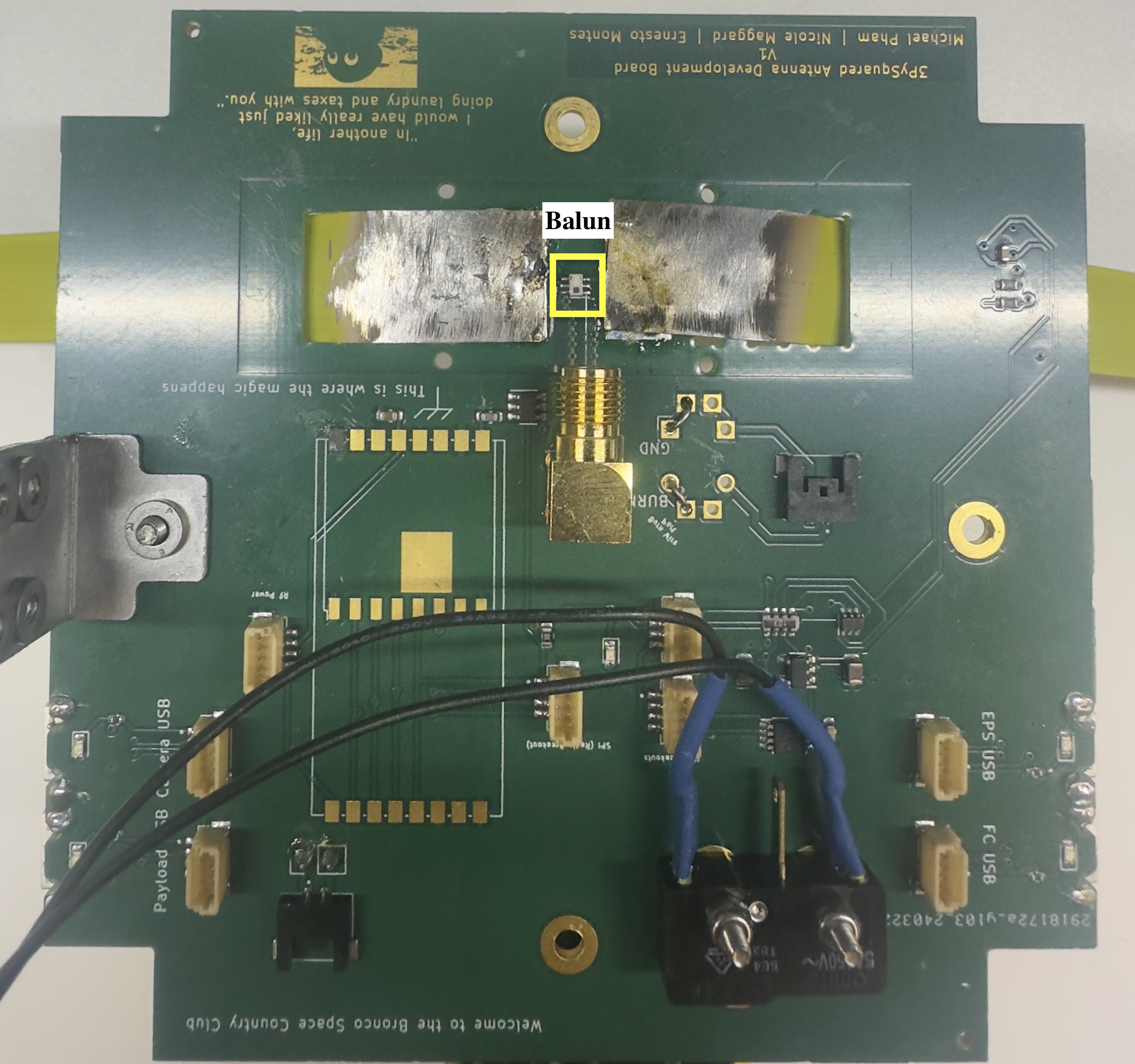 Figure 5.2 Soldered Balun.