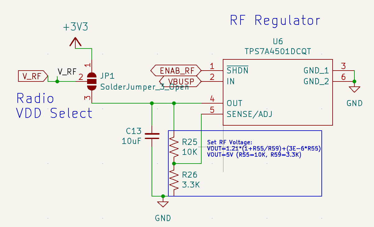5V RF Regulator Circuit