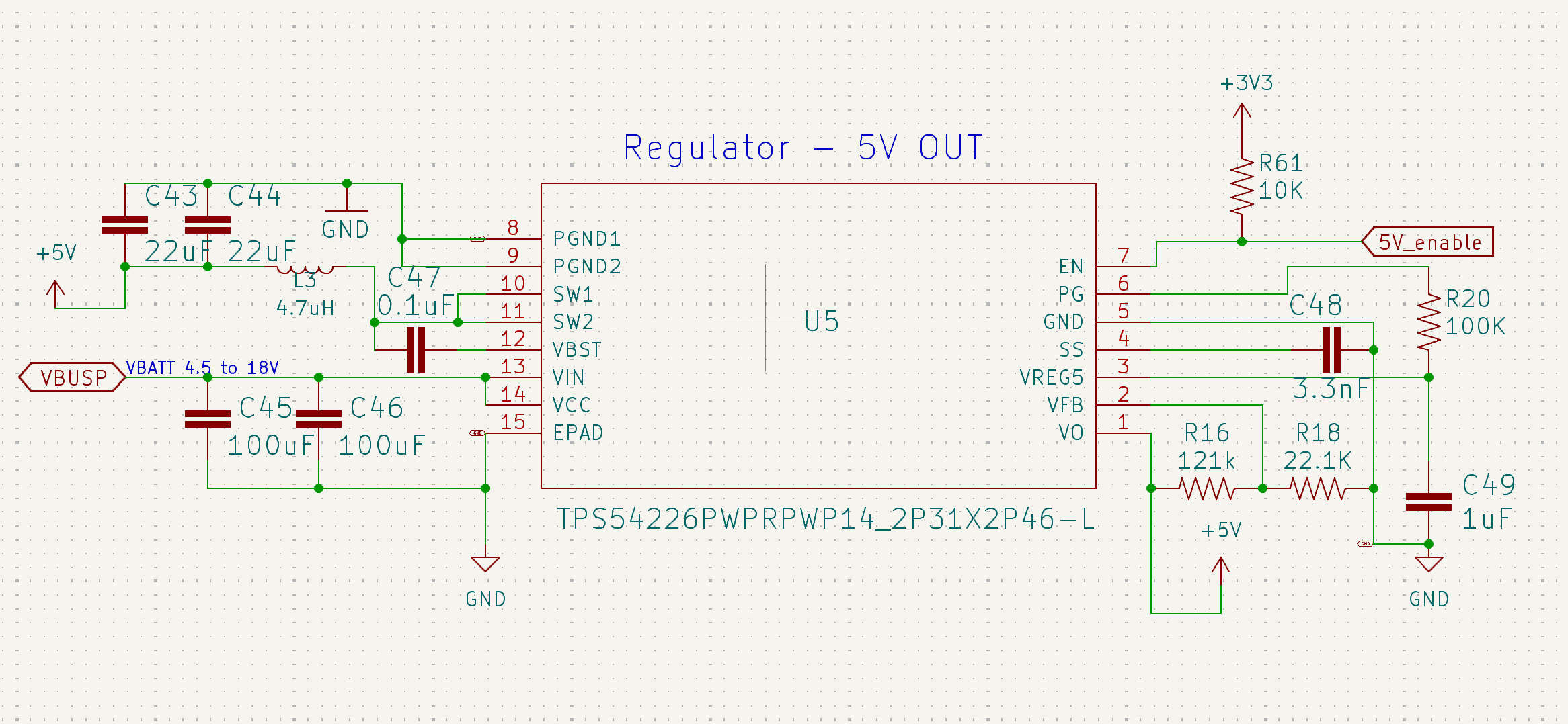 5V Regulator Circuit