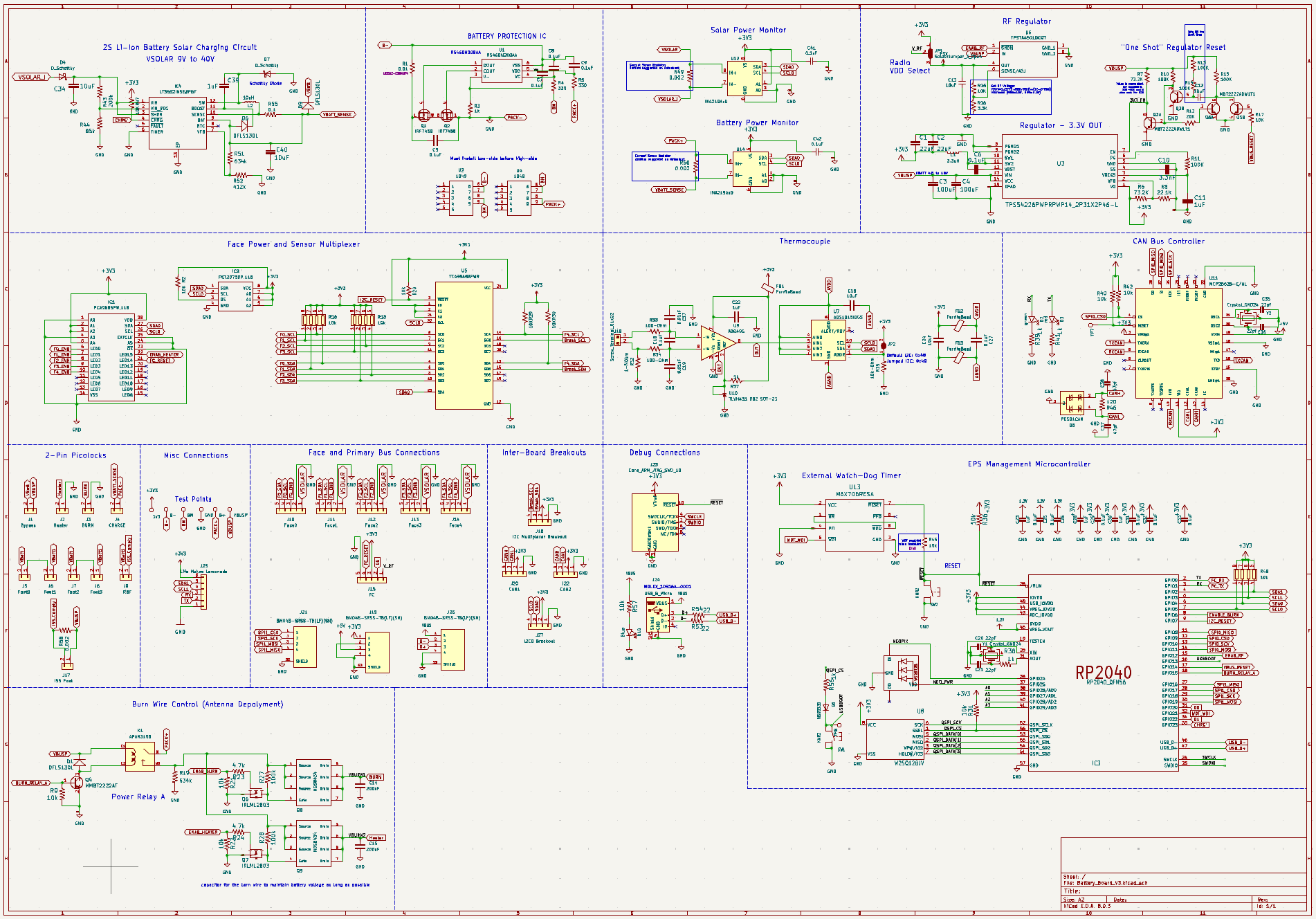 Battery Board V3 Schematic