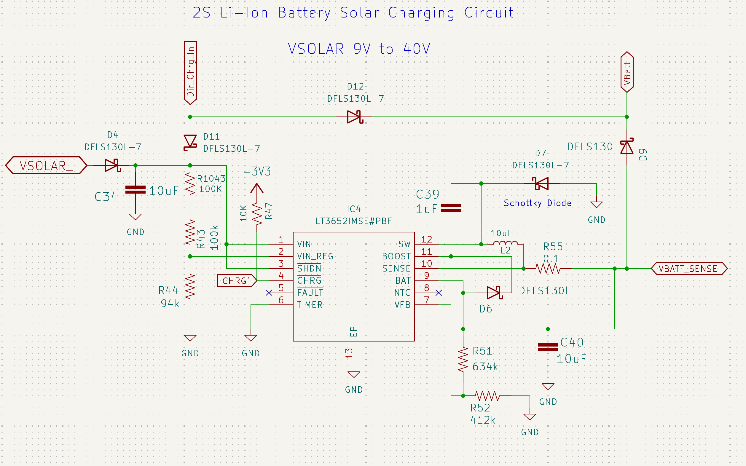 Solar Charger Circuit