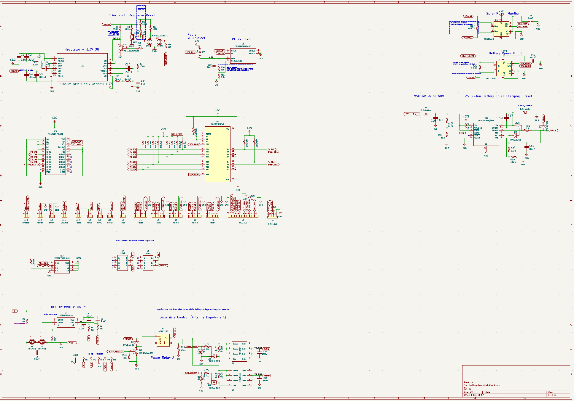 Battery Board V2 Schematic
